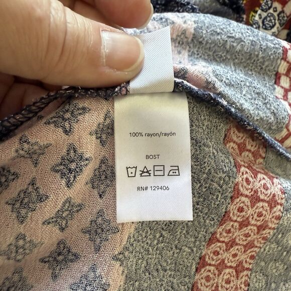 Venus Colorful Geometric Print Romper with Pockets Women’s Size S - Picture 9 of 13